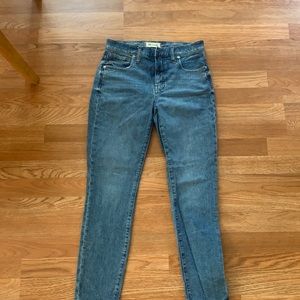 Madewell High Rise Skinny Jeans